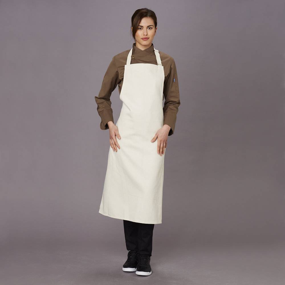 [MA04746-00H] MONATS-ANGEBOT ! Latzschürzen HANF, schwere Qualität