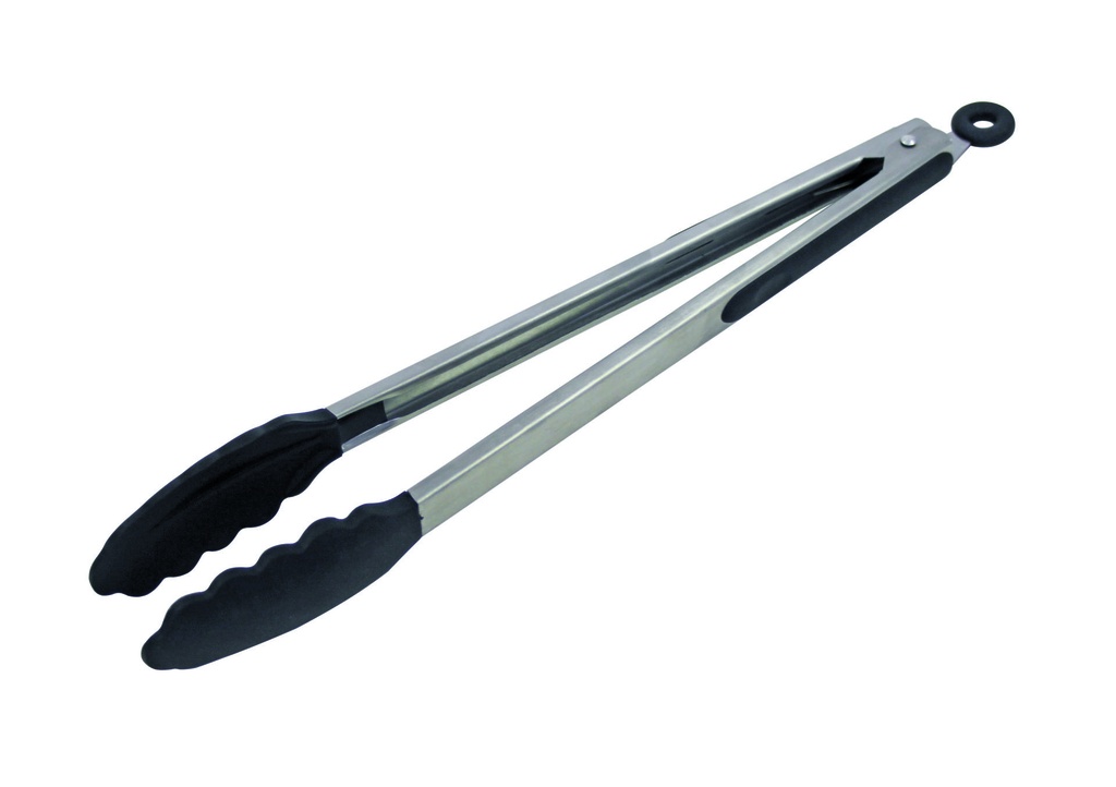 Allzweckzange aus Edelstahl und Silikon, 400 mm