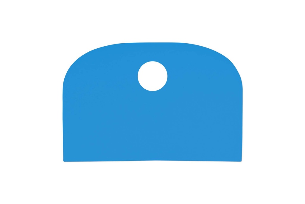 [227247] Teigschaber aus LDPE, 148 x 99 mm, blau
