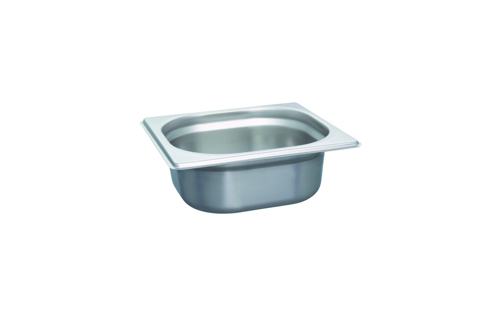 GN 1/6 Behälter aus Edelstahl, 176 x 162 mm, 65 mm