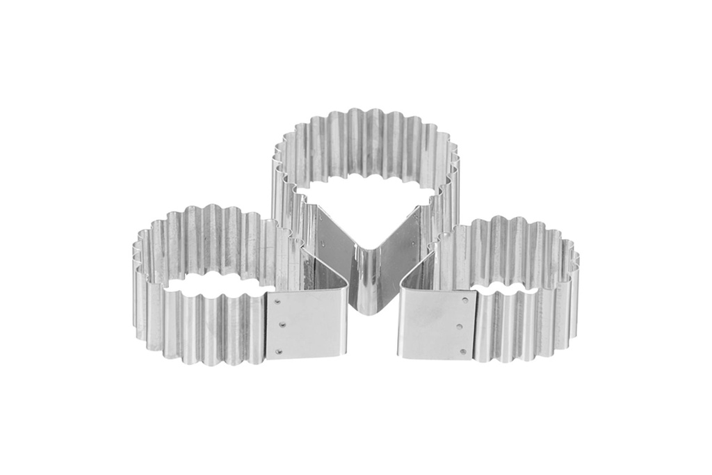 Ausstecher 'IGEL'-Set aus Edelstahl, 67 – 90 mm, 3-tlg.