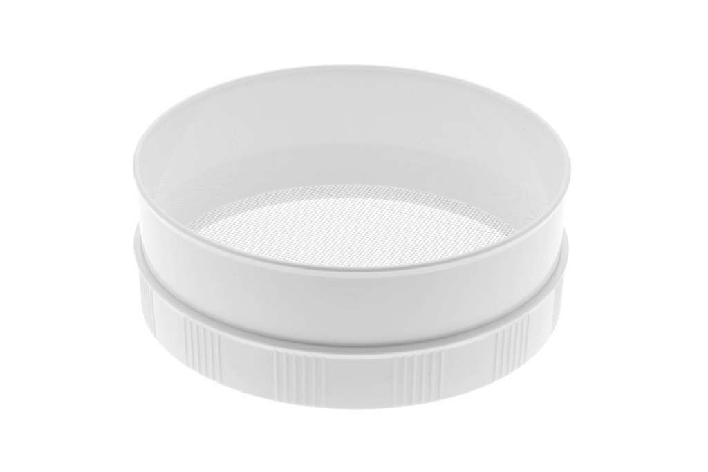 Mehl- und Zuckersieb aus Kunststoff, Ø 305 mm, weiß
