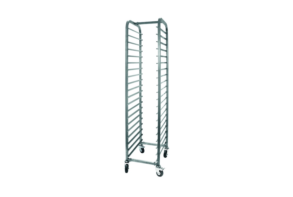 Transportwagen aus Edelstahl, 530 x 325 x 1800 mm