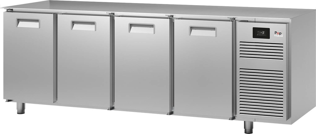 Druckknopf Dosierspender aus Edelstahl, 3 x 3 l