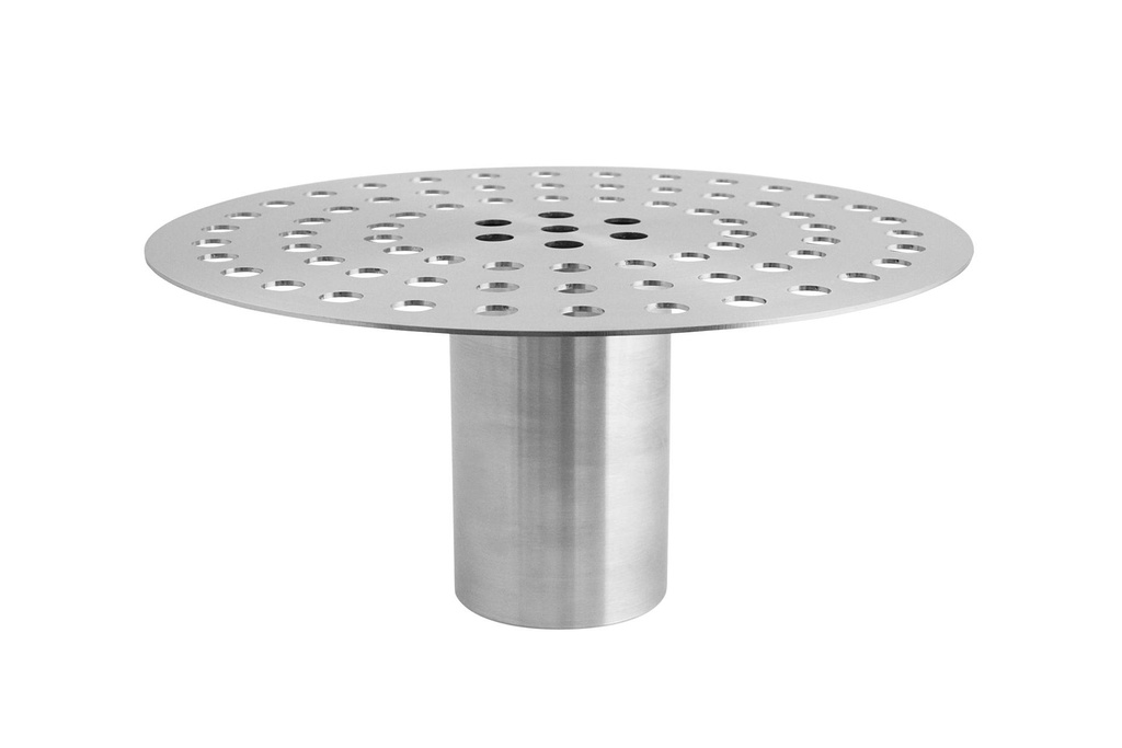 [159702] Auskühlplatte für Pizza, Ø 320 mm, Edelstahl