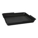 4 x 12 "Circulware" Mehrweg-Schalen Mix & Match eckig 2,9 cm x 23,4 cm x 23,4 cm schwarz