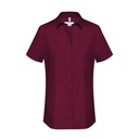 Basic-Bluse, bordeaux weinrot