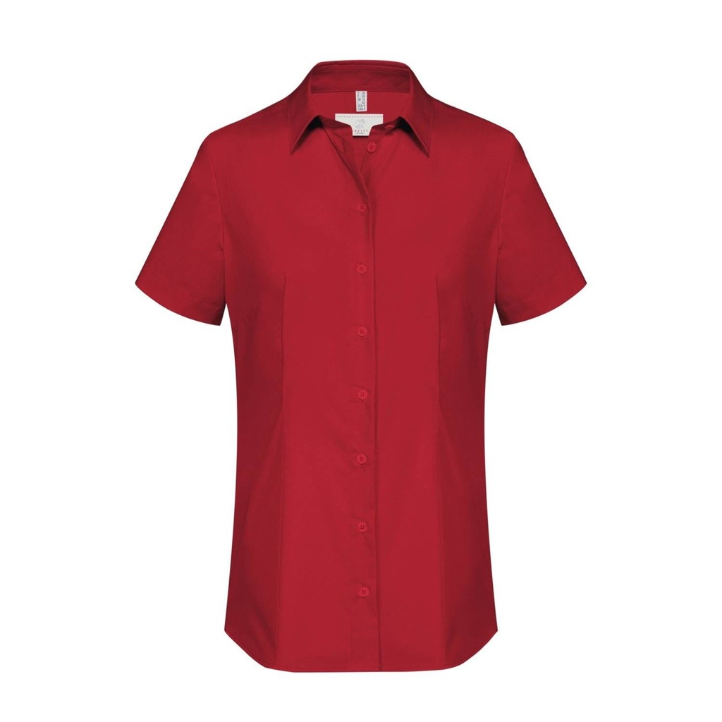 [29-6516-1120-050] Basic-Bluse, rot