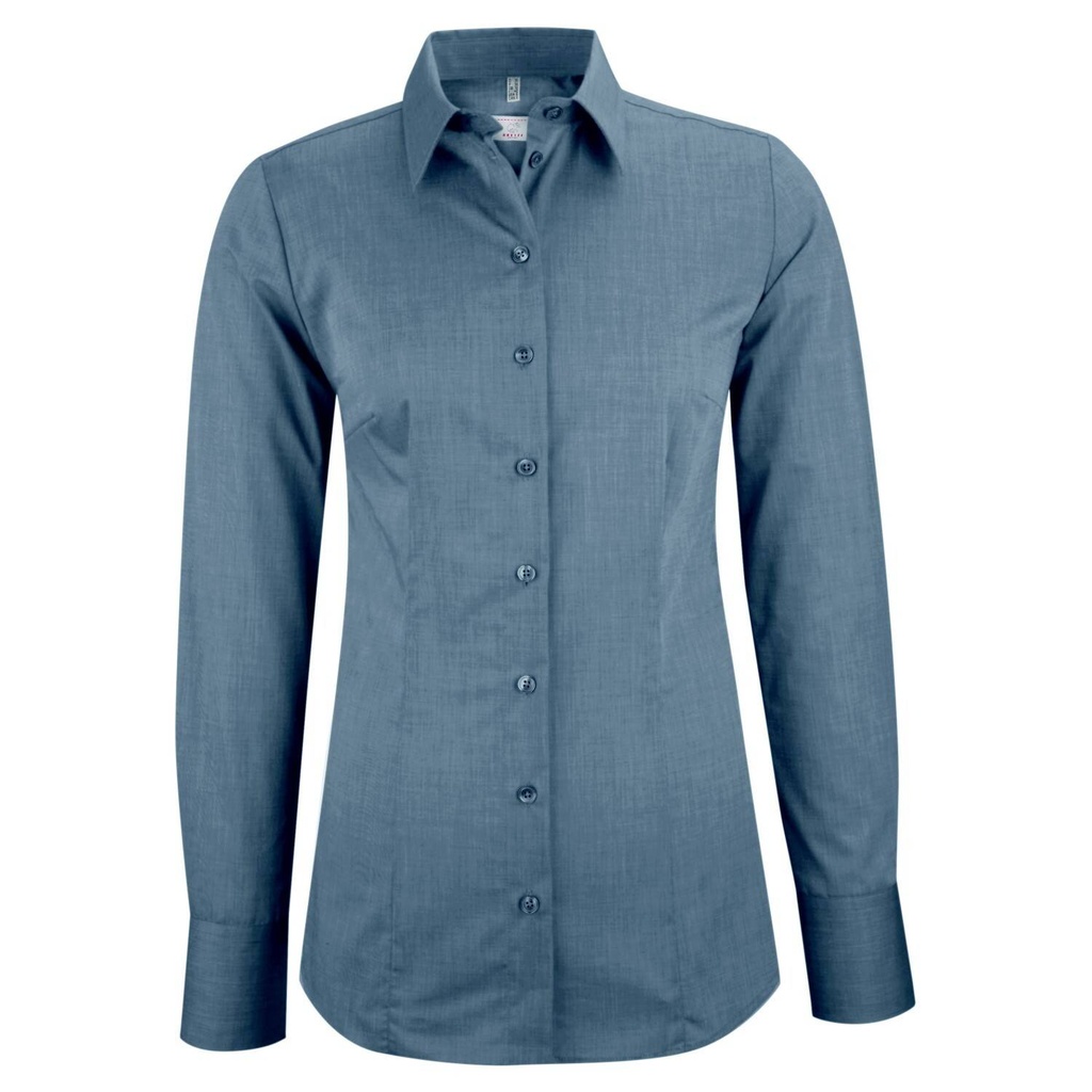 Bluse, fil á fil anthrazit