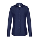 Basic-Bluse, marineblau