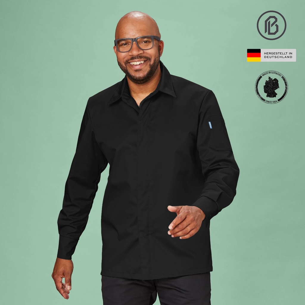 MONATSANGEBOT schwarzes Kochhemd Return-PIERRE