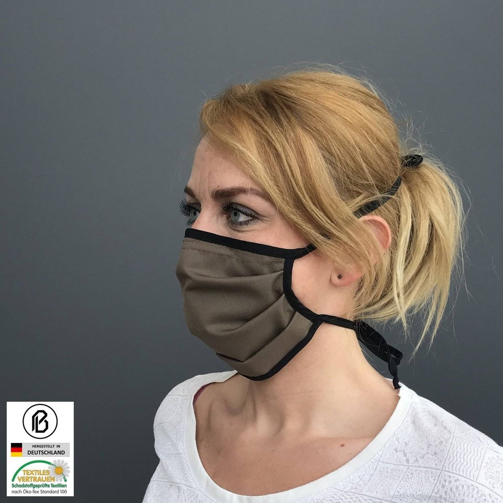 Behelfs-Mund-Nasen-Maske, farbig