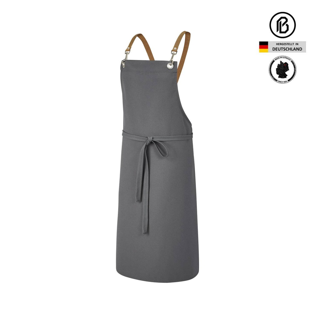 [047PA46-K4140] "Träger-Latzschürze" Keno-PANAMA, lava