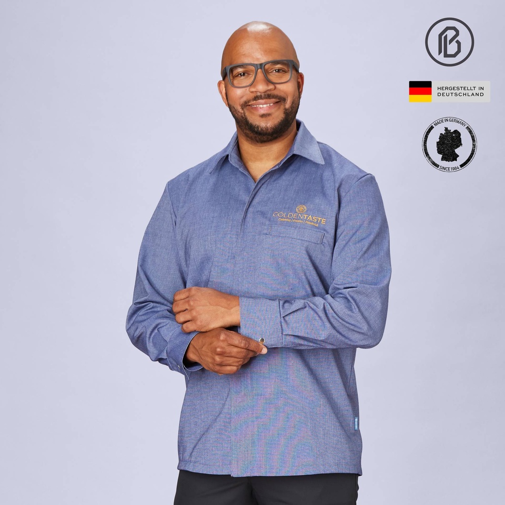 FIL-PIERRE , farbiges Herren-Kochhemd