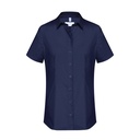 Basic-Bluse, marineblau