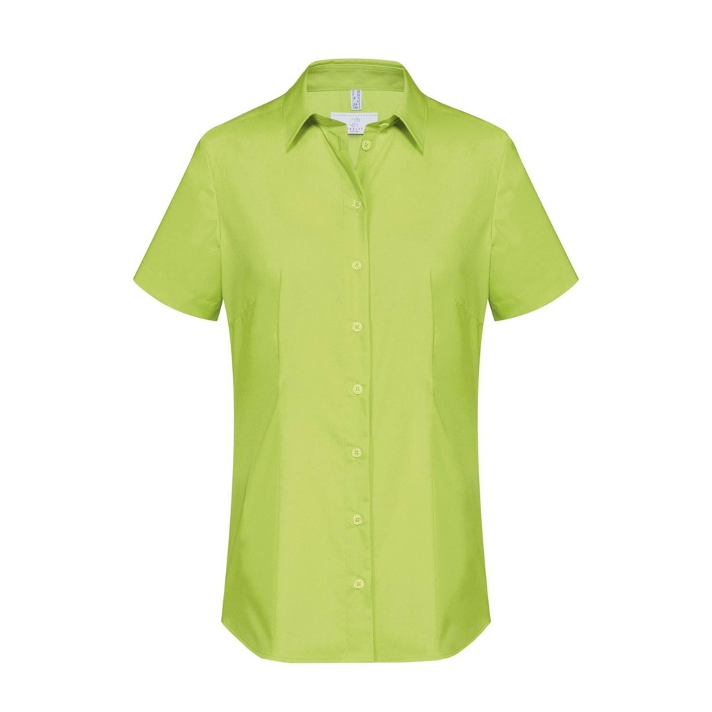 Basic-Bluse, apfelgrün -SALE-