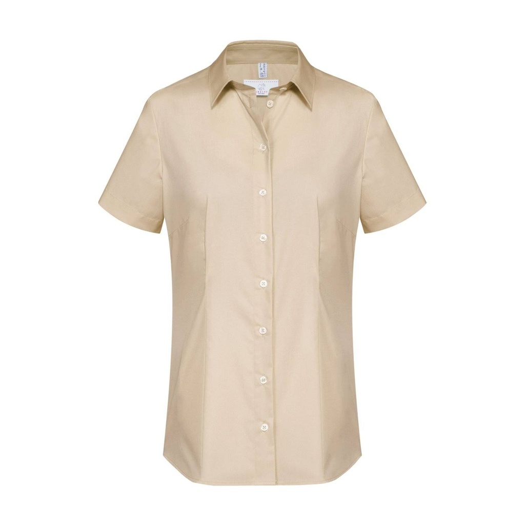 Basic-Bluse, beige
