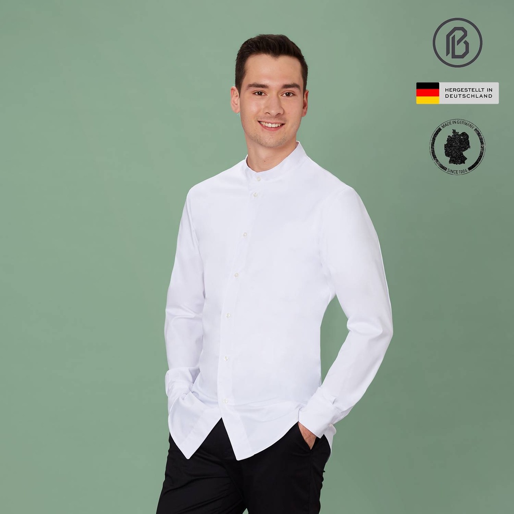 [01000YA-FK] Fifty-Yannik, weisse Herren-Kochjacke