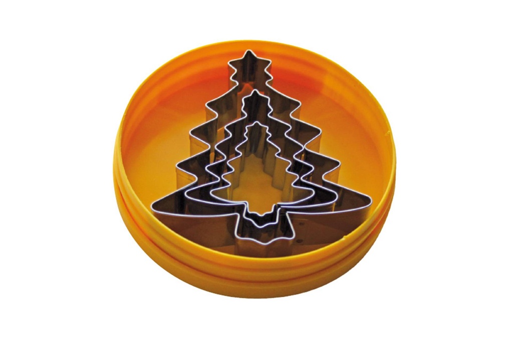 [199179] Dekor-Ausstecher aus Edelstahl, 3 Stück