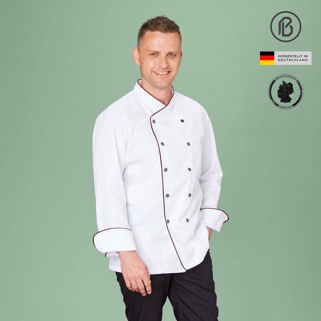 Fifty-Felix, weiße Kochjacke