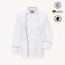 Felan-Spina, weiße Damen-Kochjacke