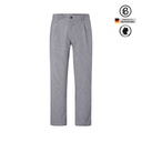 Kochhose Treck-Schwarz, mit Bundfalten