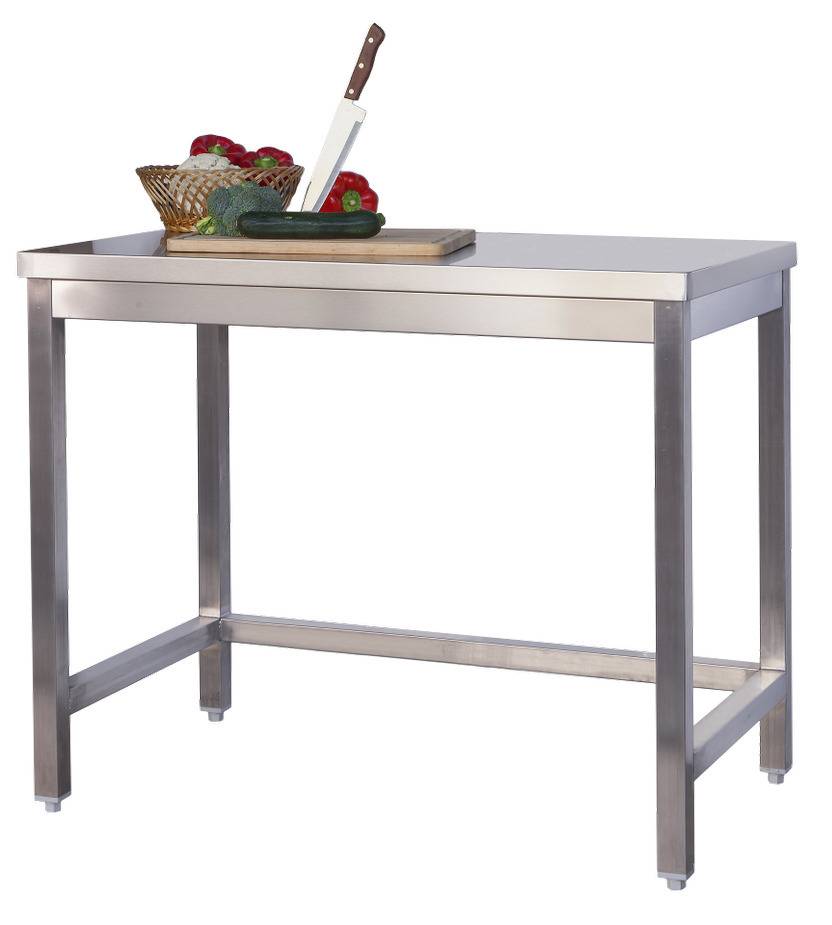 [AT126] Edelstahl Arbeitstisch Profi 1200 x 600 mm