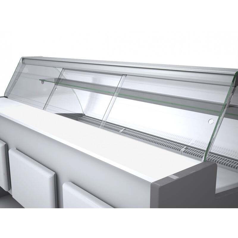 [C612300202] Plexi-Schiebetür für Kuchentheke Profi200