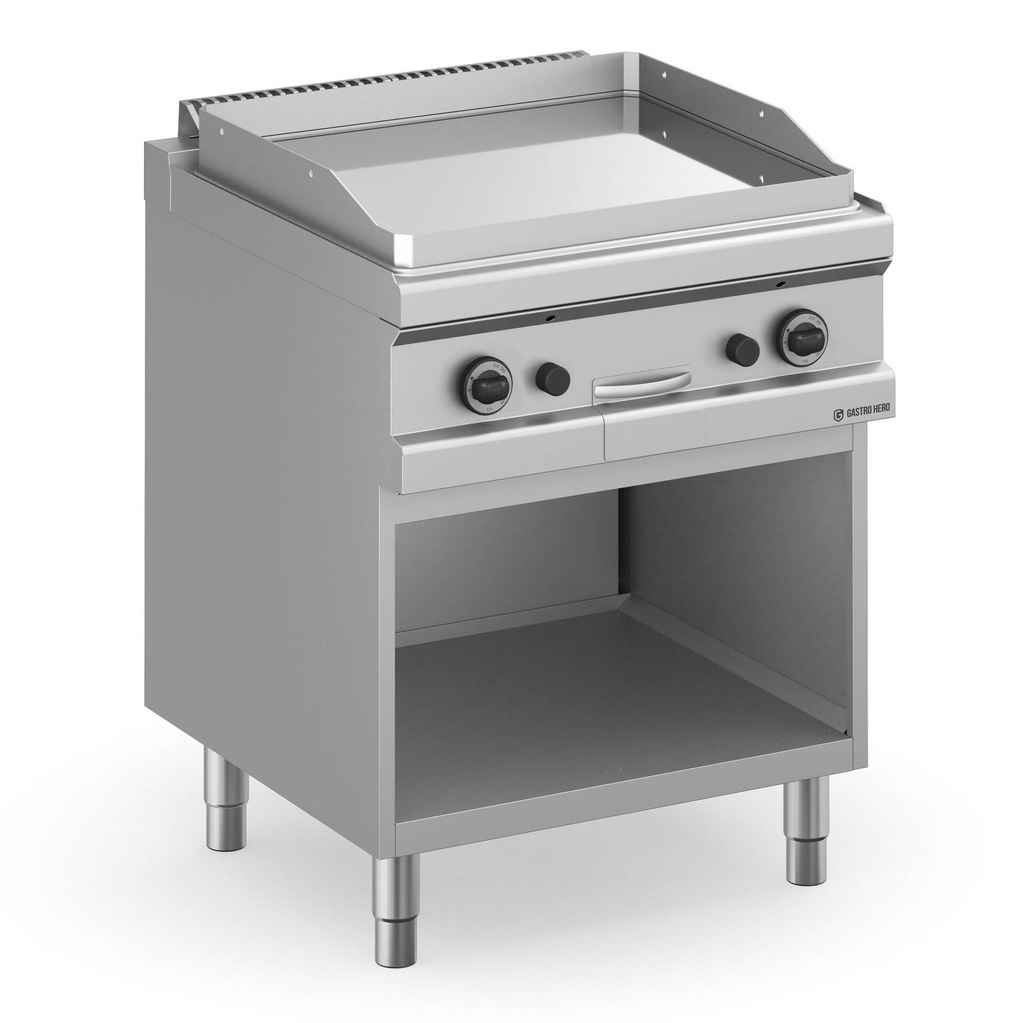 [D77GFTA7LC] Gasgrillplatte Serie 700 - 70/70 - glatt, verchromt