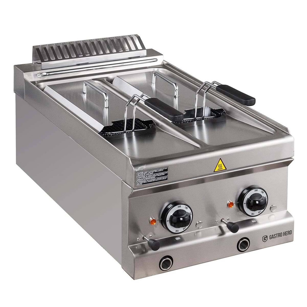 [D77EF42VT] Elektrofritteuse Serie 700 - 40/70 - 6+6 Liter - Tischgerät