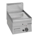 Gas-Grillplatte Serie 600 - 40/60 - glatt, verchromt Tischgerät - 5,1 kW