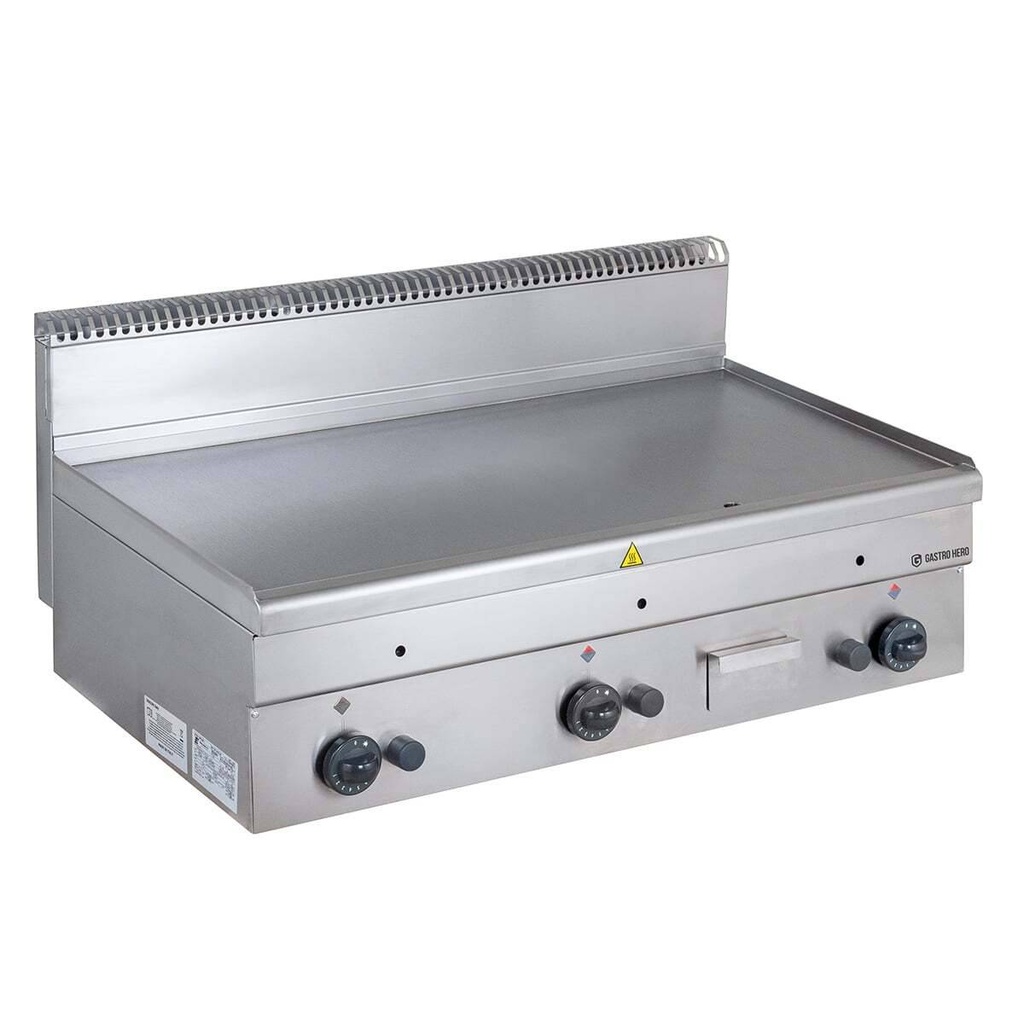 Gas-Grillplatte Serie 600 - 100/60 - glatt - Tischgerät - 15,3 kW