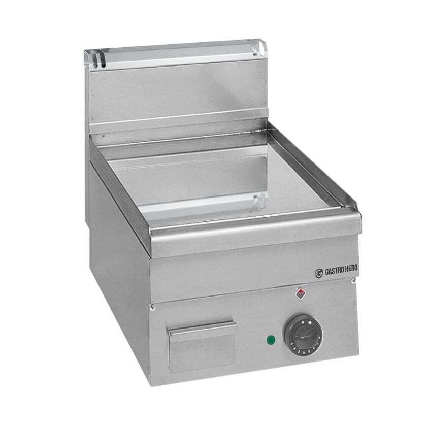 [ME046-13-001] Elektro-Grillplatte Serie 600 - 40/60 - glatt, verchromt - Tischgerät - 5 kW