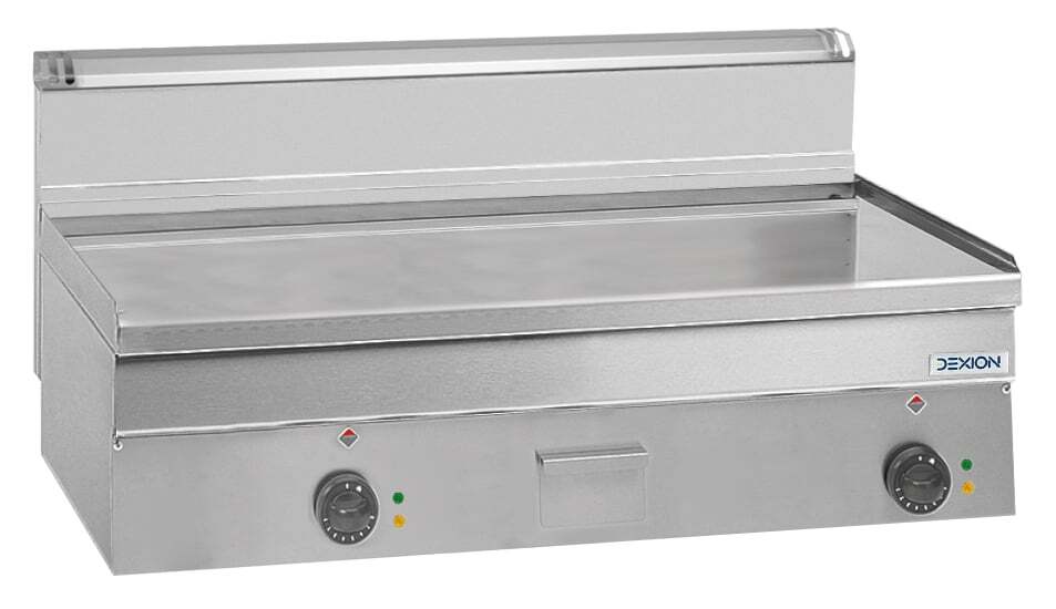 [ME106-13-003] Elektro-Grillplatte Serie 600 - 100/60 - glatt, verchromt - Tischgerät - 12,5 kW