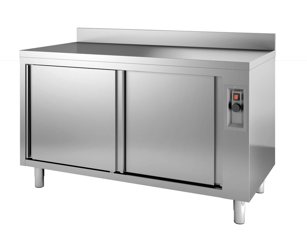 [WSS-ECO18X6A] Wärmeschrank ECO 18x6 mit Schiebetüren und Aufkantung