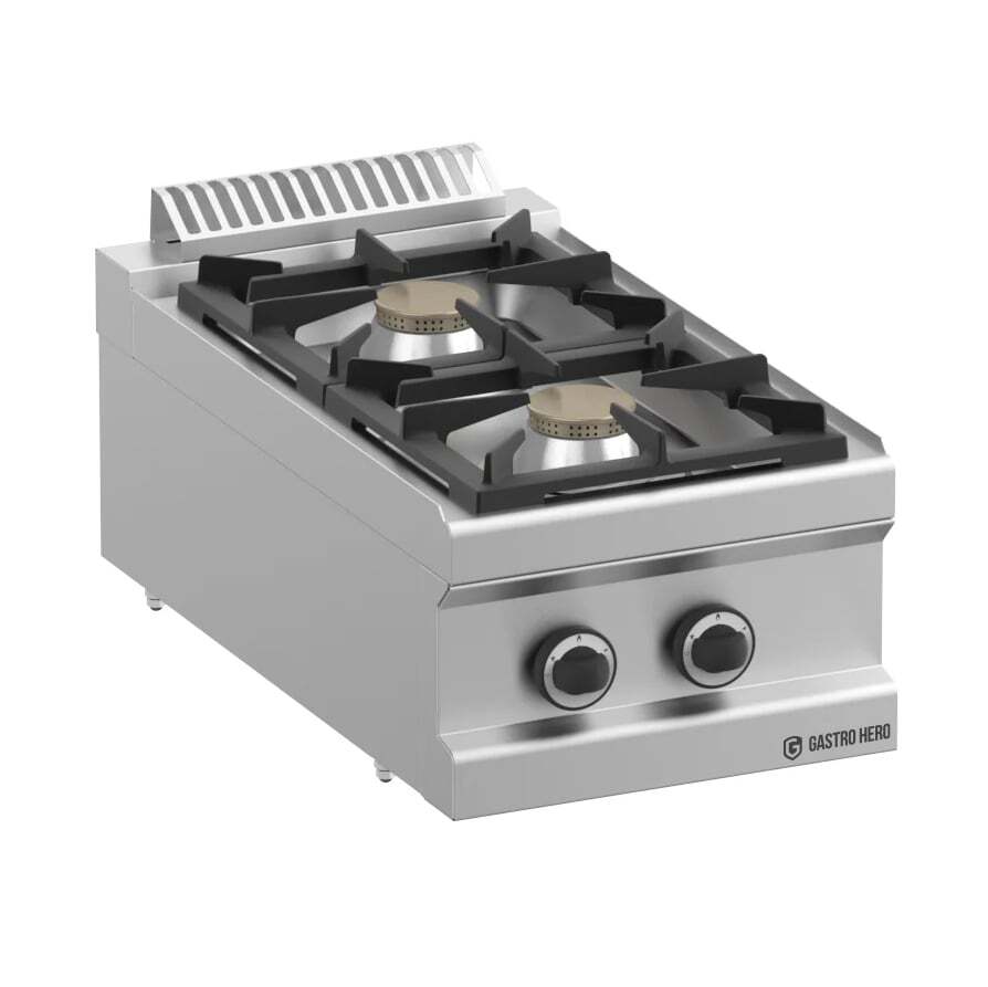 Gasherd Serie 700 - 40/70 14 kW Tischgerät - 2 Kochstellen - 14 kW