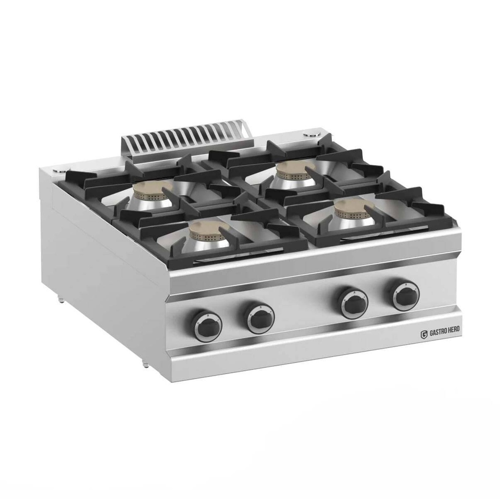 [D77G4XL] Gasherd Serie 700 - 70/70 - Tischgerät - 4 Kochstellen - 28 kW