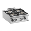 Gasherd Serie 700 - 70/70 - Tischgerät - 4 Kochstellen - 28 kW