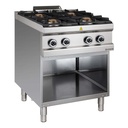 Gasherd Serie 700 - 70/70 - 4 Kochstellen - 28 kW