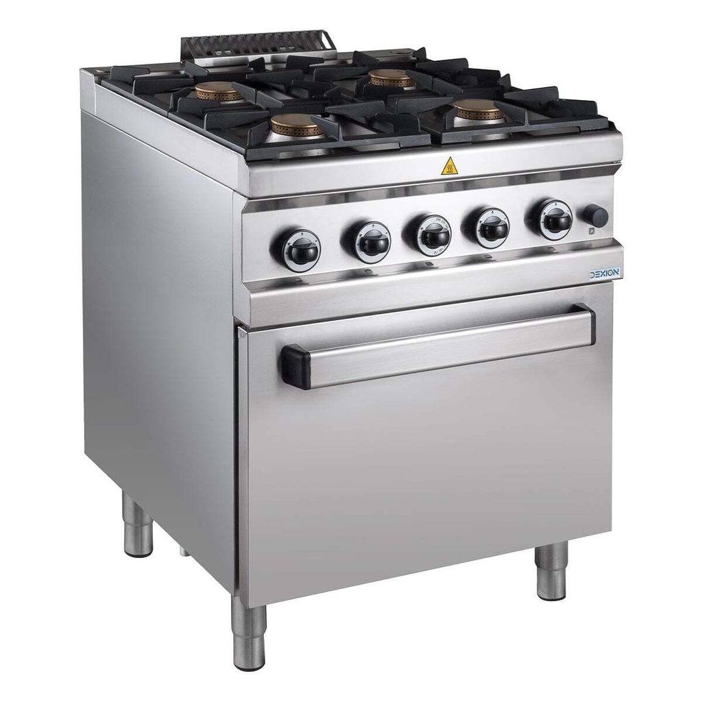 [D77G4FXL] Gasherd Serie 700 - 70/70 mit Gasbackofen - 4 Kochstellen - 34 kW
