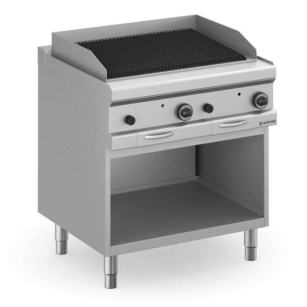 [D77GPLA8G] Gas-Lavasteingrill Serie 700 - 80/70