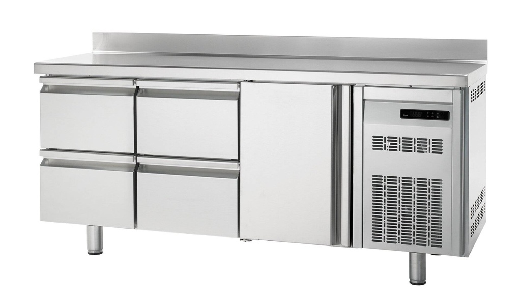 [TKT-PREMIUM1/4] Tiefkühltisch Premium 1/4 mit Aufkantung
