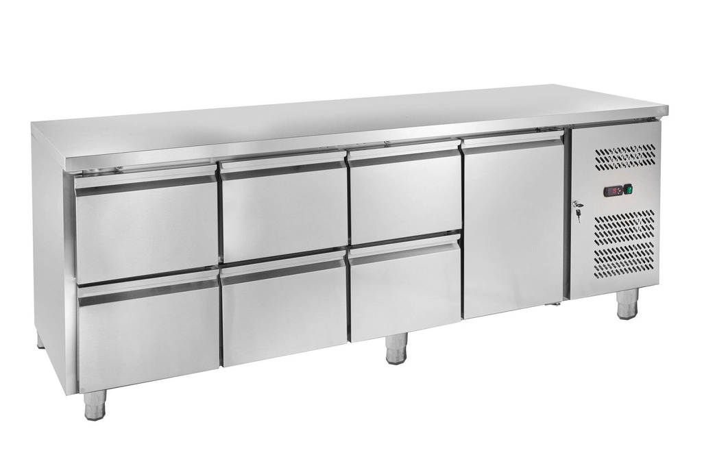 Kühltisch ECO 1/6 - GN 1/1