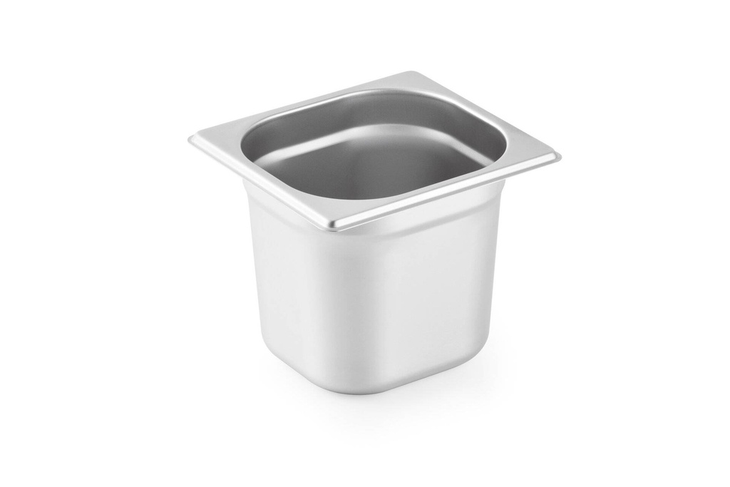 6 x "BASIC" Gastronormbehälter 1/6 - 200 mm Tiefe